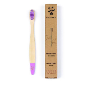 Brosse A Dents En Bambou Soft Kids Violet - Παιδική Οδοντόβουρτσα Από Bambou Μαλακή Σε Χρώμα Βιολετί 1τμχ