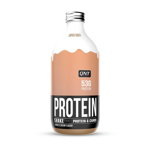 Protein Shake Glass Bottle Cookie Cream 500ml