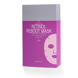 Retinol Reboot Υφασμάτινη Μάσκα Προσώπου για Άμεση Σύσφιξη & Λείανση 4τμχ