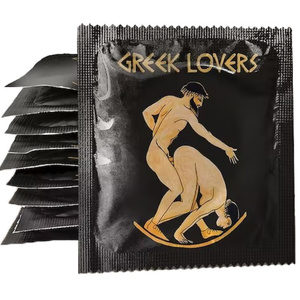 Greek Lover Black 8 - Προφυλακτικό 1τμχ