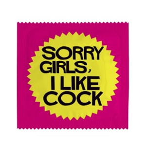 Sorry Girls, I Like Cock - Προφυλακτικό 1τμχ