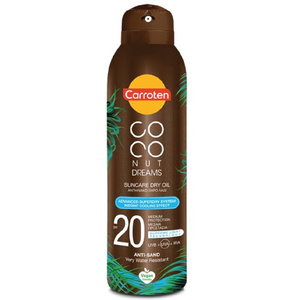 Coconut Dreams Αδιάβροχο Αντηλιακό Λάδι Σώματος SPF20 Spray 150ml