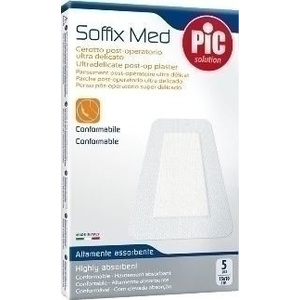 Solution Soffix Med Post-Op Μετεγχειρητικά Αυτοκόλλητα Τσιρότα 10 X 8cm 5τμχ