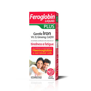 Feroglobin Liquid Plus Συμπλήρωμα Διατροφής Με Γεύση Μέλι-Πορτοκάλι 200ml