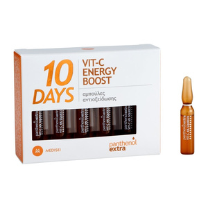 Vit-C Energy Boost 10 Days Αντιγηραντικό Serum Προσώπου με Βιταμίνη C για Λάμψη 10x2ml