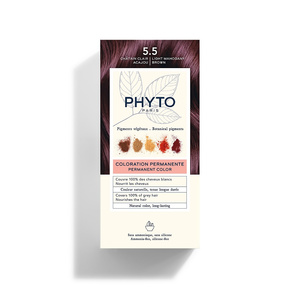 Phytocolor Μόνιμη Βαφή 5.5 Ανοιχτό Καστανό Μαονί