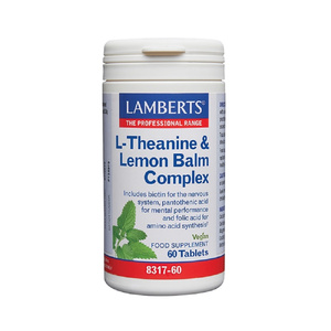 L-Theanine & Lemon Balm Complex Για Το Νευρικό Σύστημα & Τη Νοητική Λειτουργία 60tabs