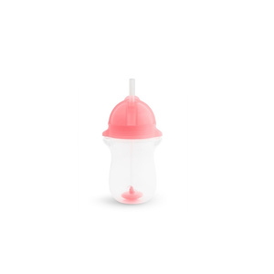 Tip N Sip Tall Ποτήρι Με Καλαμάκι Με Βαρίδι Σε Ροζ Χρώμα 296ml (12463)