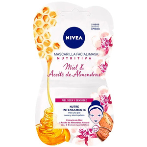 Nourishing Honey & Almond Oil Face Mask Μάσκα Θρέψης 2x7,5ml